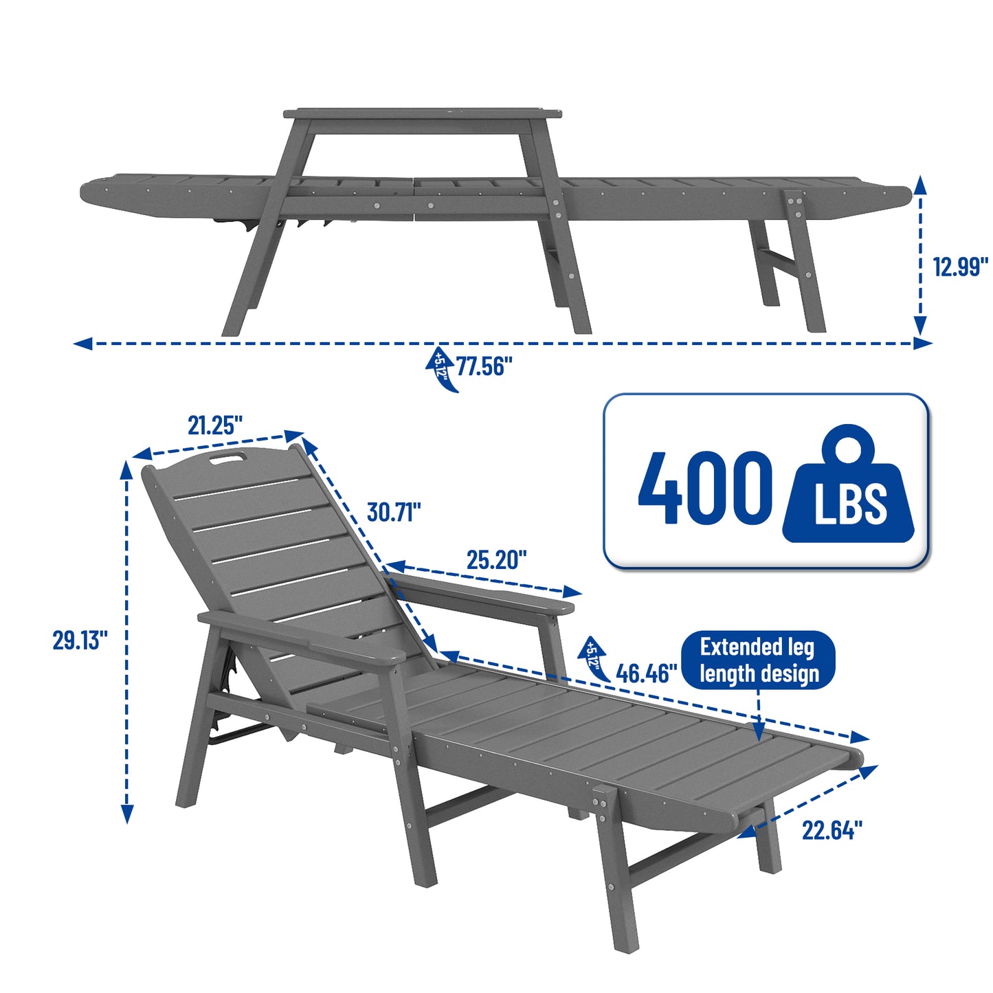 Adjustable Chaise Lounge Chair