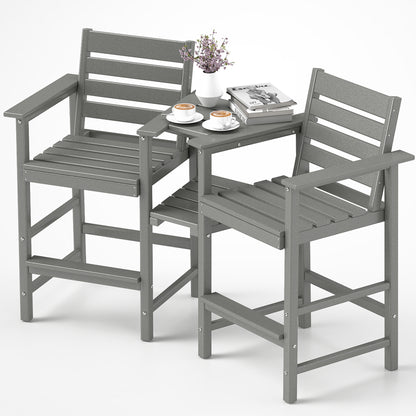 Modern Outdoor Bar Chairs Set